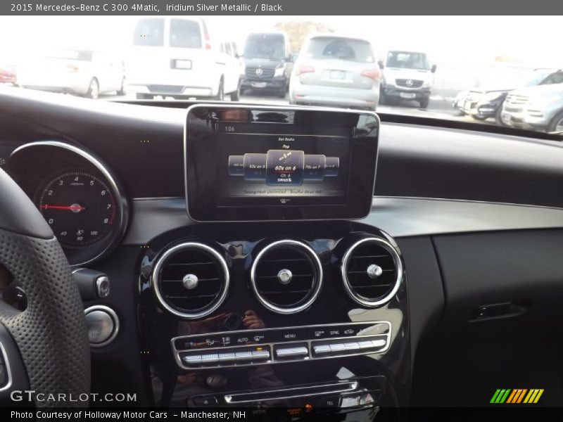 Iridium Silver Metallic / Black 2015 Mercedes-Benz C 300 4Matic