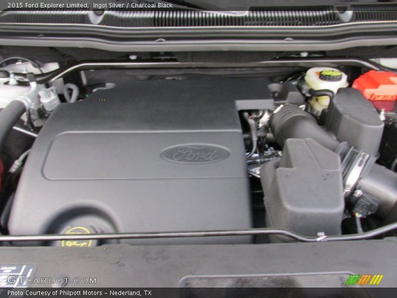 Ingot Silver / Charcoal Black 2015 Ford Explorer Limited