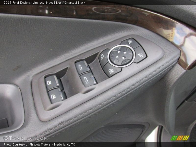 Ingot Silver / Charcoal Black 2015 Ford Explorer Limited