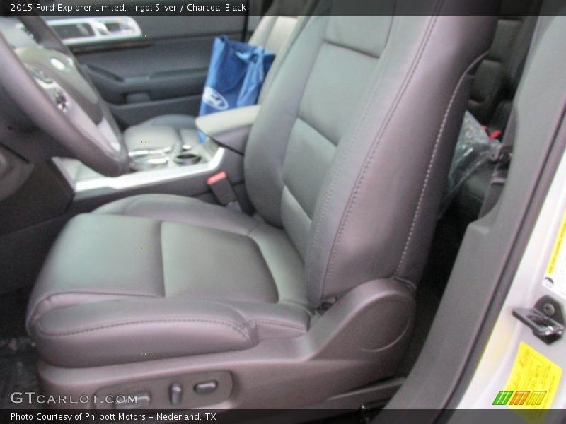 Ingot Silver / Charcoal Black 2015 Ford Explorer Limited