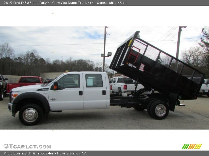  2015 F450 Super Duty XL Crew Cab Dump Truck 4x4 Oxford White