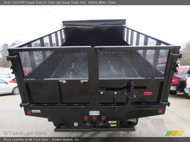 Oxford White / Steel 2015 Ford F450 Super Duty XL Crew Cab Dump Truck 4x4