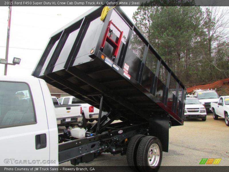  2015 F450 Super Duty XL Crew Cab Dump Truck 4x4 Oxford White