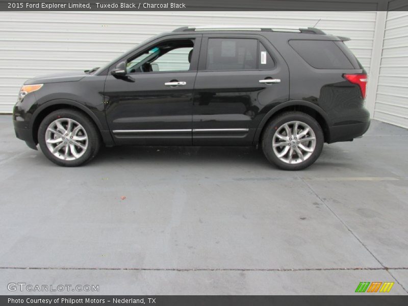 Tuxedo Black / Charcoal Black 2015 Ford Explorer Limited