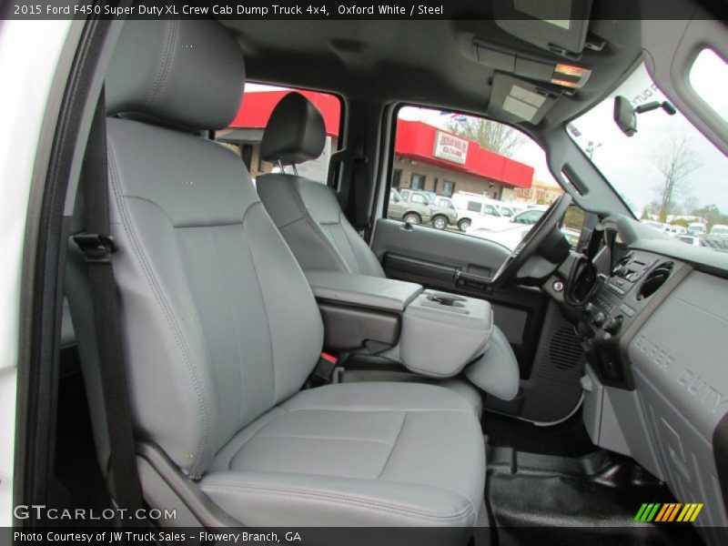  2015 F450 Super Duty XL Crew Cab Dump Truck 4x4 Steel Interior