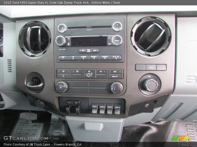 Controls of 2015 F450 Super Duty XL Crew Cab Dump Truck 4x4