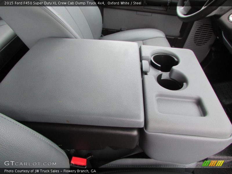 Oxford White / Steel 2015 Ford F450 Super Duty XL Crew Cab Dump Truck 4x4