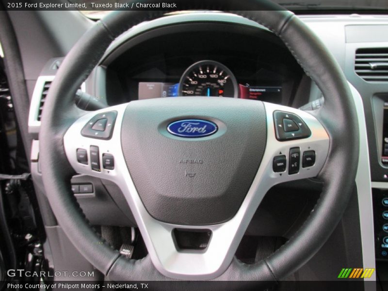 Tuxedo Black / Charcoal Black 2015 Ford Explorer Limited