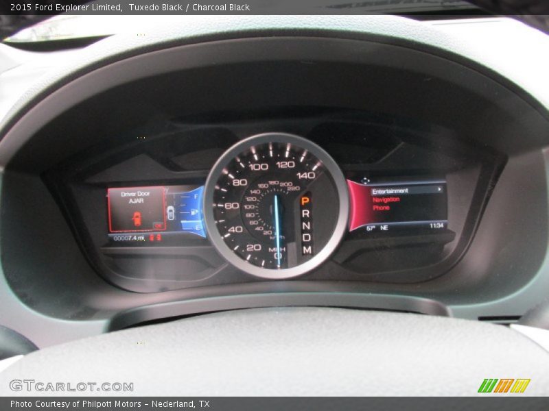 Tuxedo Black / Charcoal Black 2015 Ford Explorer Limited