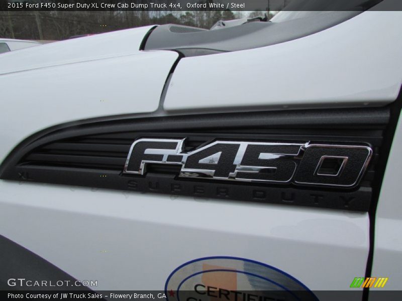  2015 F450 Super Duty XL Crew Cab Dump Truck 4x4 Logo