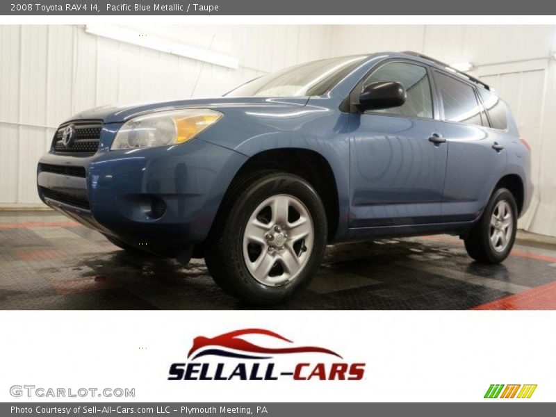 Pacific Blue Metallic / Taupe 2008 Toyota RAV4 I4
