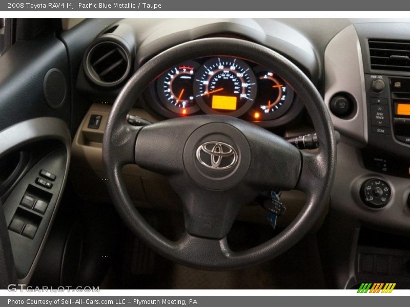 Pacific Blue Metallic / Taupe 2008 Toyota RAV4 I4