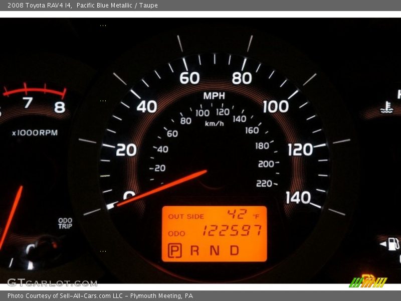 Pacific Blue Metallic / Taupe 2008 Toyota RAV4 I4