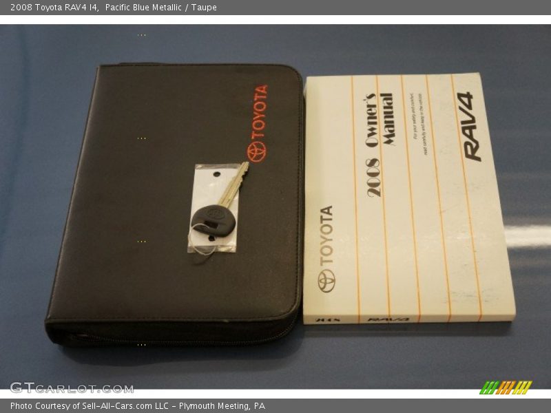 Pacific Blue Metallic / Taupe 2008 Toyota RAV4 I4