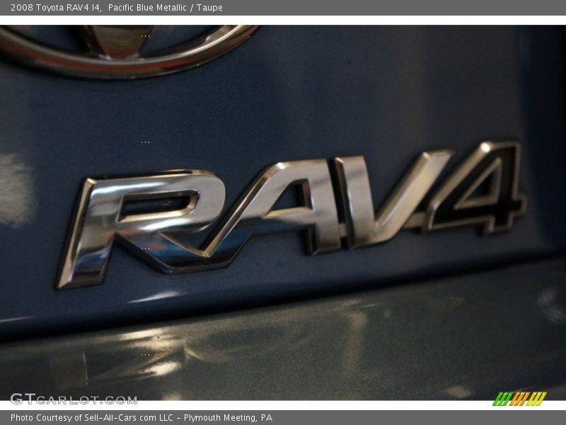 Pacific Blue Metallic / Taupe 2008 Toyota RAV4 I4