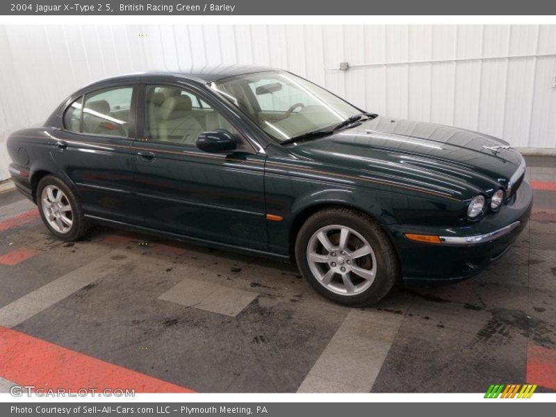 British Racing Green / Barley 2004 Jaguar X-Type 2.5