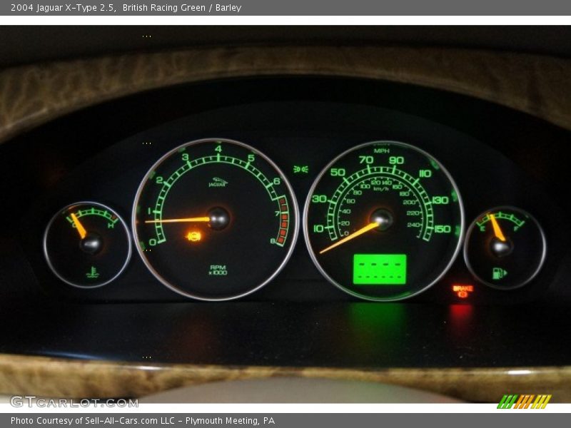 British Racing Green / Barley 2004 Jaguar X-Type 2.5