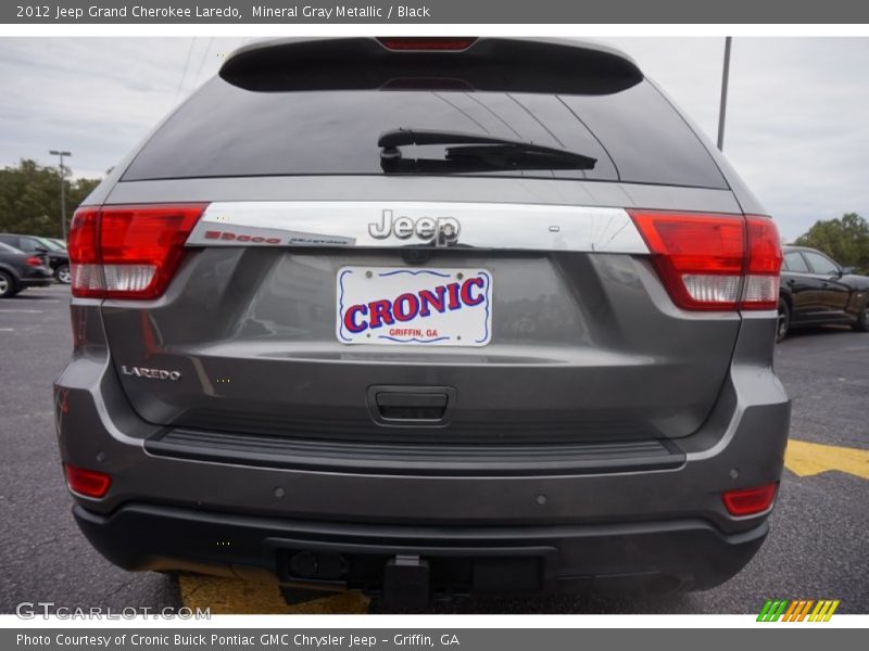 Mineral Gray Metallic / Black 2012 Jeep Grand Cherokee Laredo