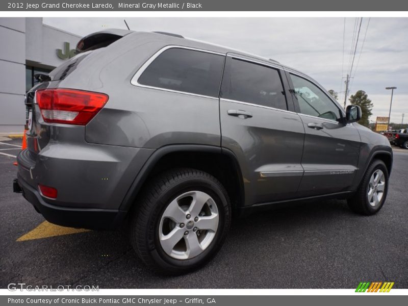 Mineral Gray Metallic / Black 2012 Jeep Grand Cherokee Laredo