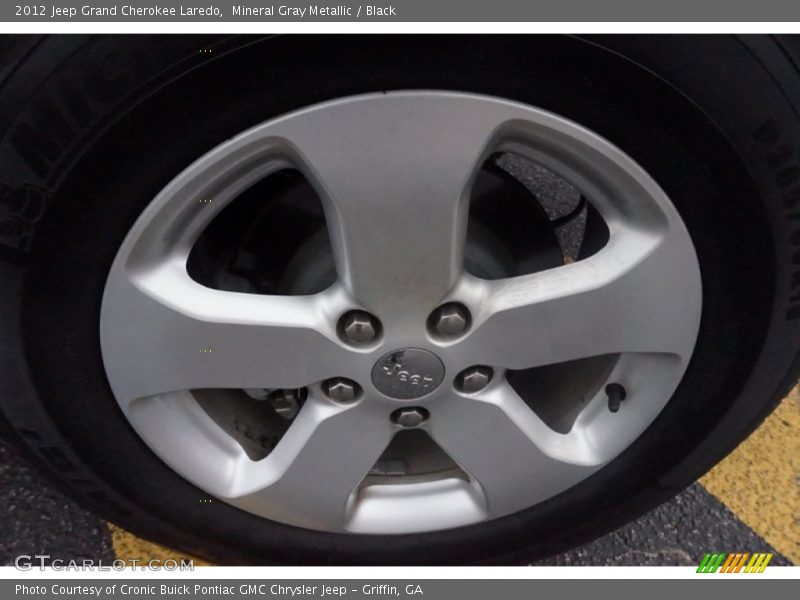 Mineral Gray Metallic / Black 2012 Jeep Grand Cherokee Laredo