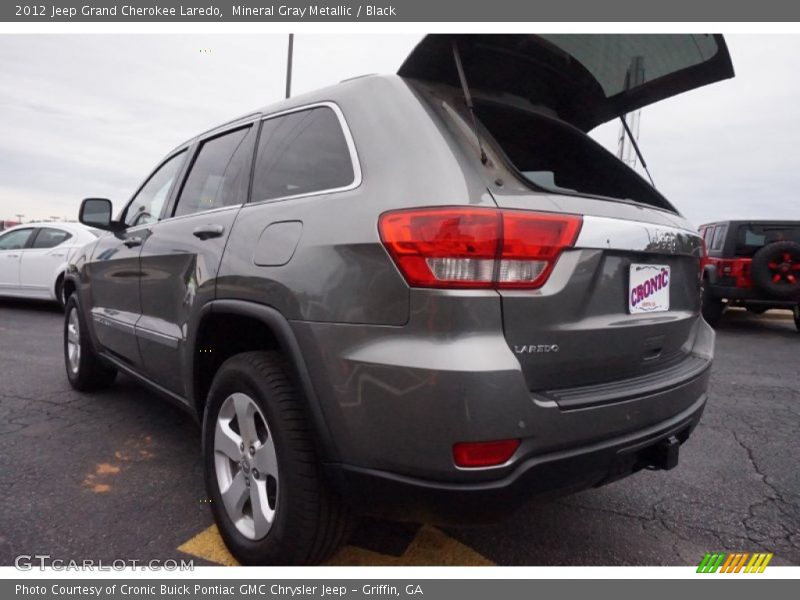 Mineral Gray Metallic / Black 2012 Jeep Grand Cherokee Laredo