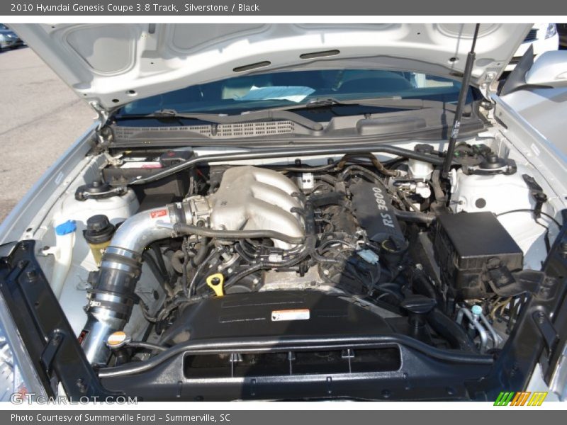Silverstone / Black 2010 Hyundai Genesis Coupe 3.8 Track