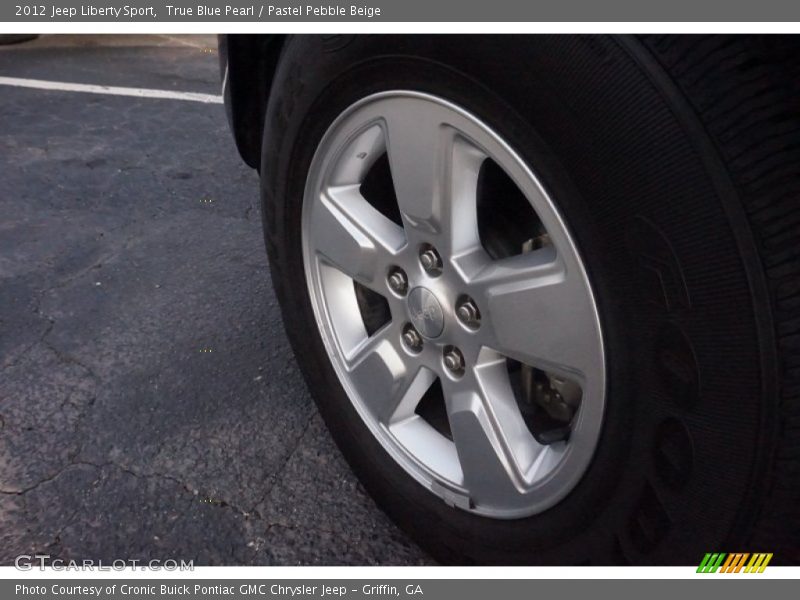 True Blue Pearl / Pastel Pebble Beige 2012 Jeep Liberty Sport