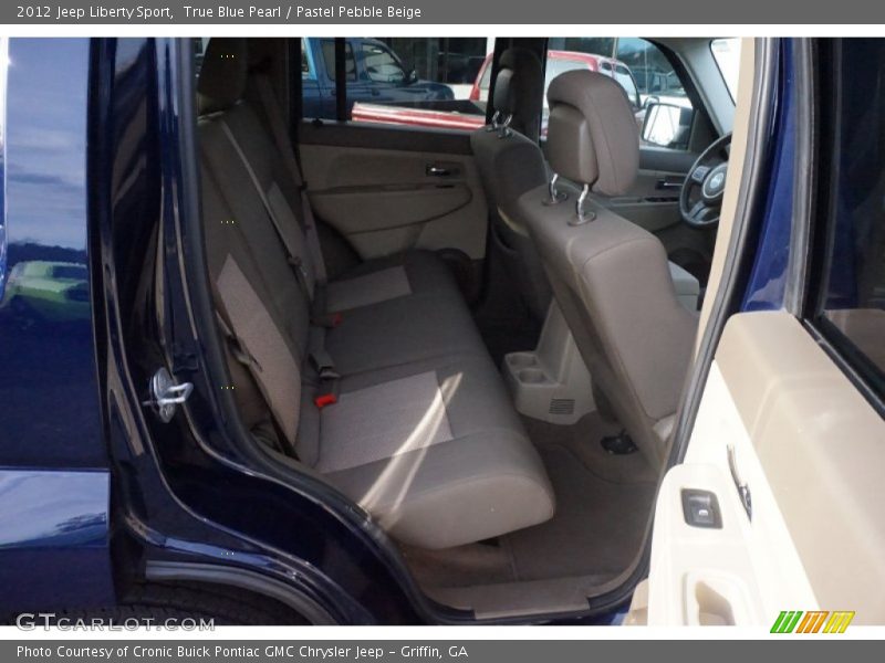 True Blue Pearl / Pastel Pebble Beige 2012 Jeep Liberty Sport