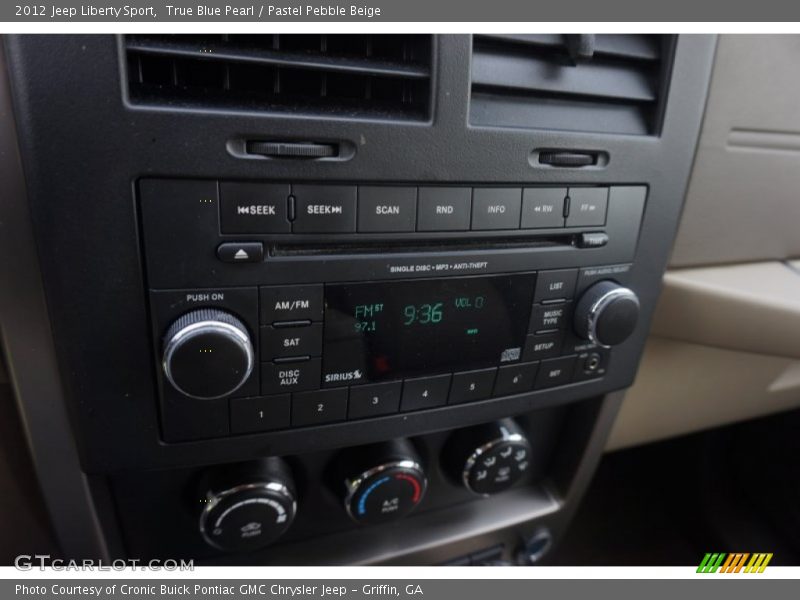 True Blue Pearl / Pastel Pebble Beige 2012 Jeep Liberty Sport