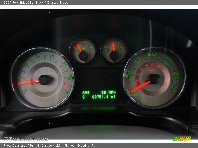 Black / Charcoal Black 2007 Ford Edge SEL