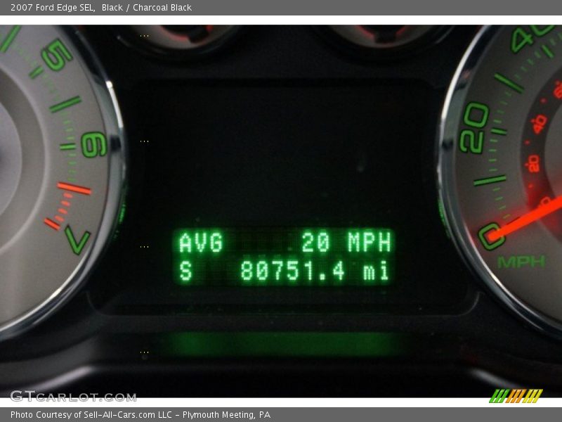Black / Charcoal Black 2007 Ford Edge SEL