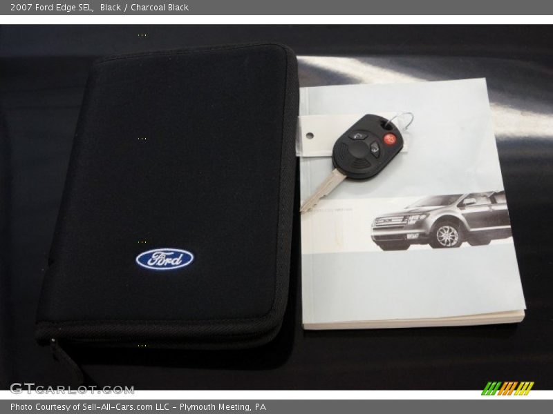Black / Charcoal Black 2007 Ford Edge SEL