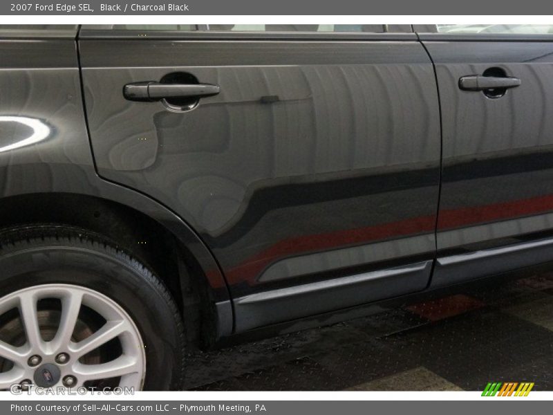 Black / Charcoal Black 2007 Ford Edge SEL