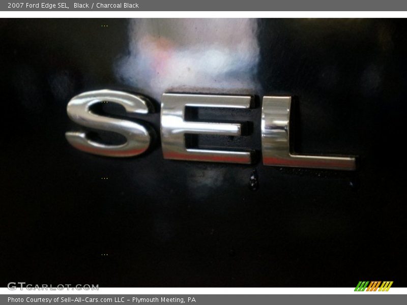 Black / Charcoal Black 2007 Ford Edge SEL