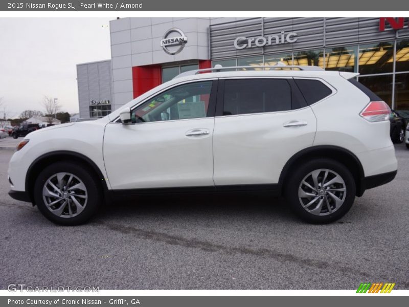 Pearl White / Almond 2015 Nissan Rogue SL