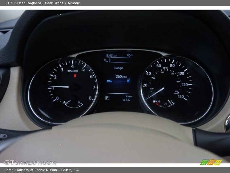 Pearl White / Almond 2015 Nissan Rogue SL