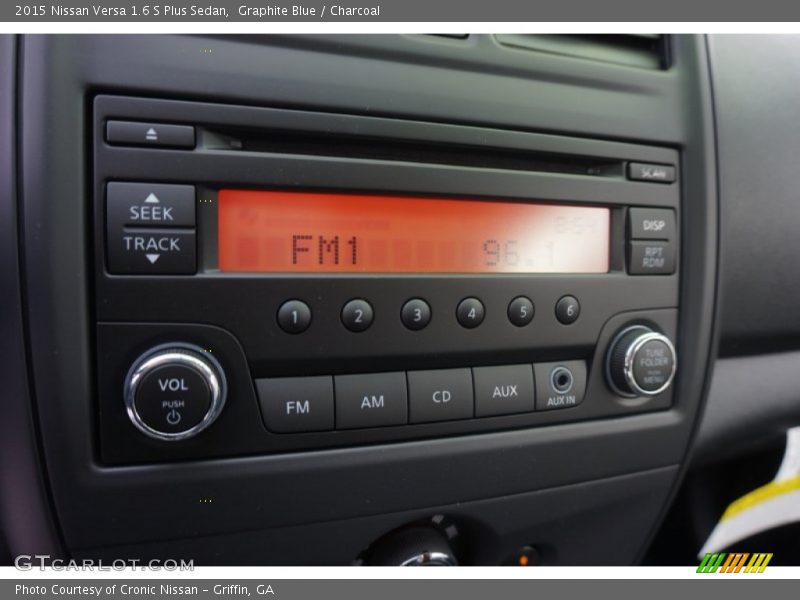 Graphite Blue / Charcoal 2015 Nissan Versa 1.6 S Plus Sedan