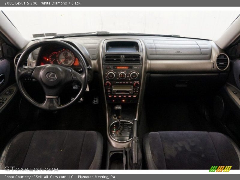 White Diamond / Black 2001 Lexus IS 300