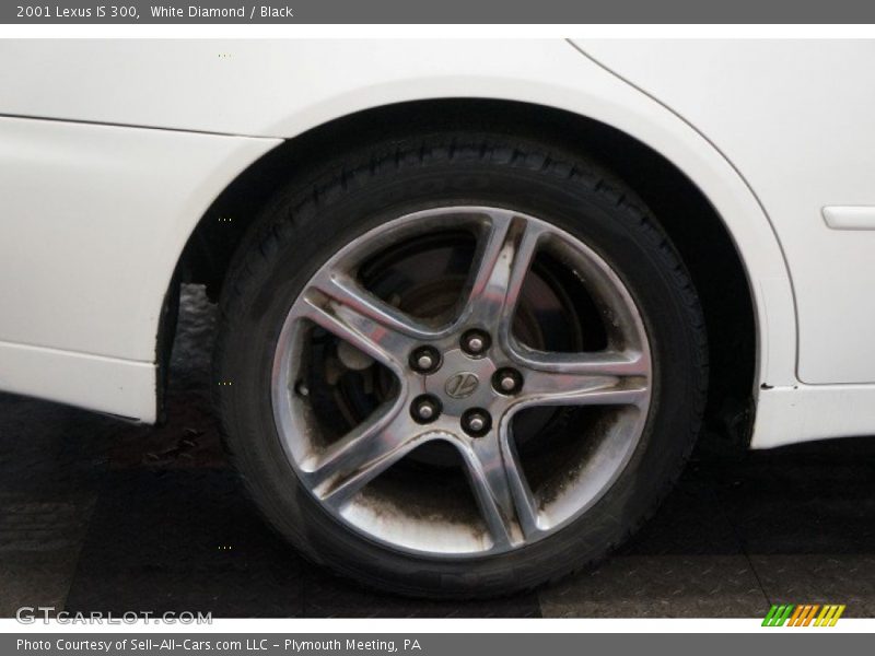 White Diamond / Black 2001 Lexus IS 300