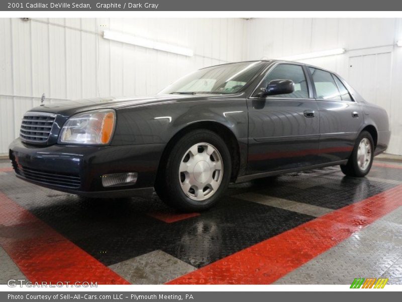 Graphite / Dark Gray 2001 Cadillac DeVille Sedan