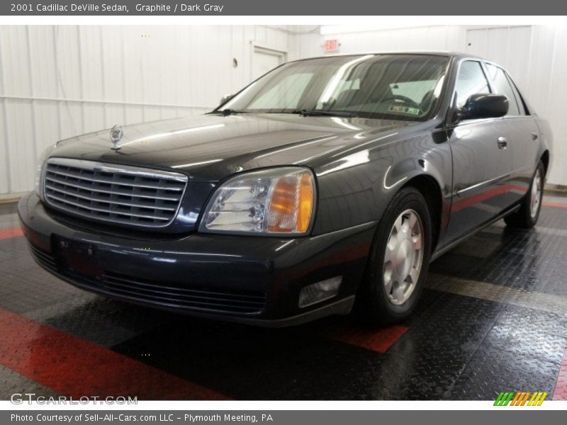 Graphite / Dark Gray 2001 Cadillac DeVille Sedan