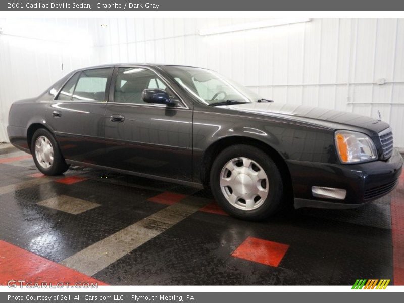 Graphite / Dark Gray 2001 Cadillac DeVille Sedan