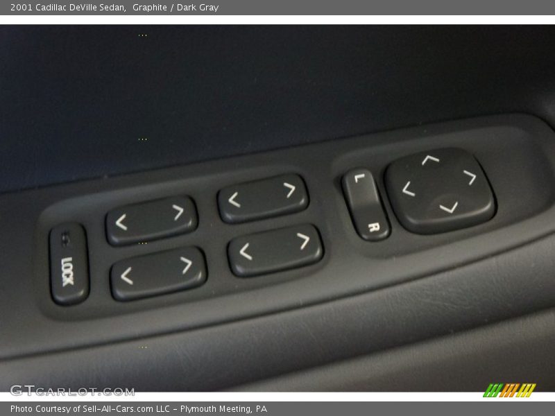 Graphite / Dark Gray 2001 Cadillac DeVille Sedan