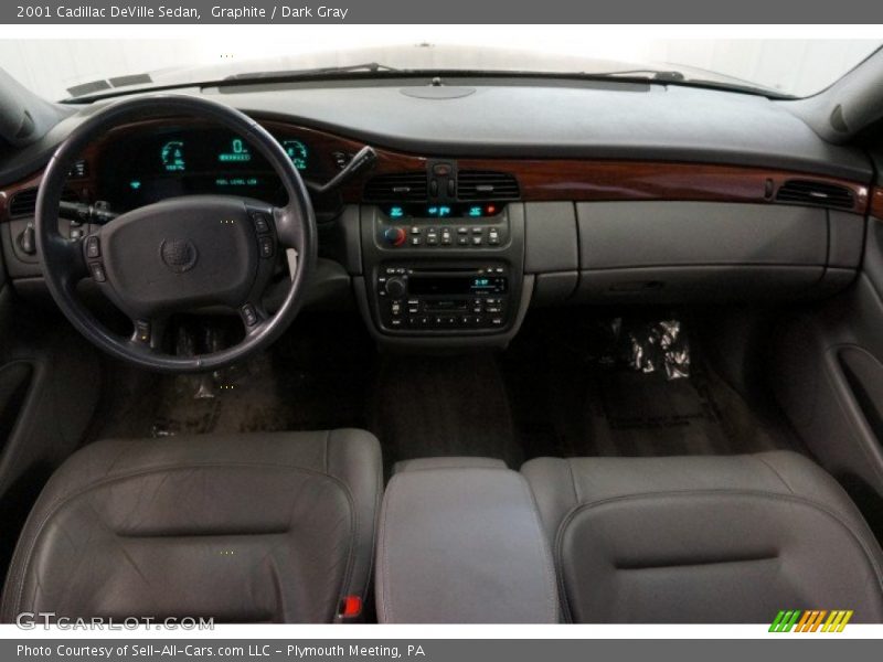 Graphite / Dark Gray 2001 Cadillac DeVille Sedan