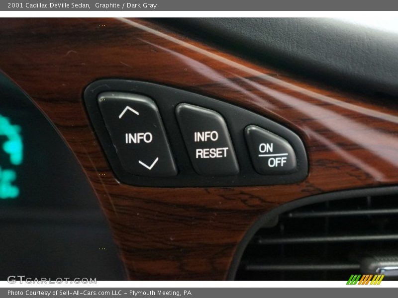 Graphite / Dark Gray 2001 Cadillac DeVille Sedan