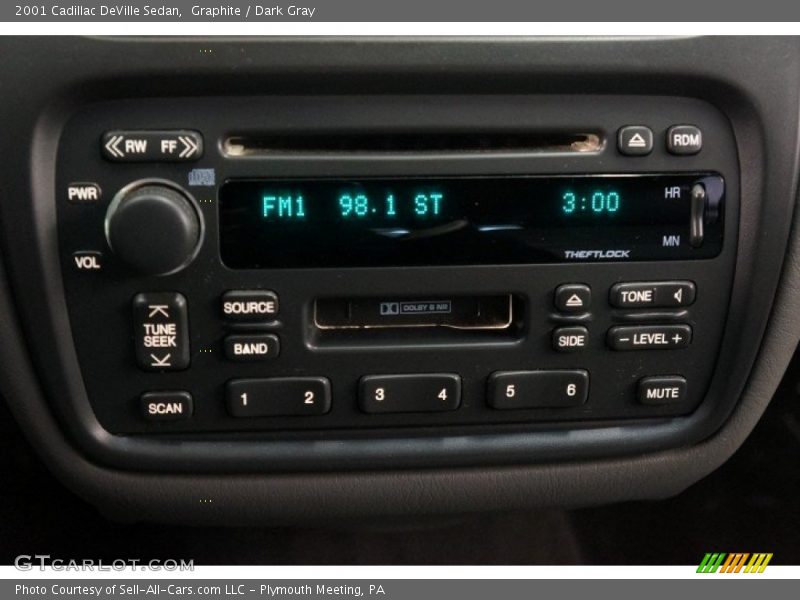 Graphite / Dark Gray 2001 Cadillac DeVille Sedan