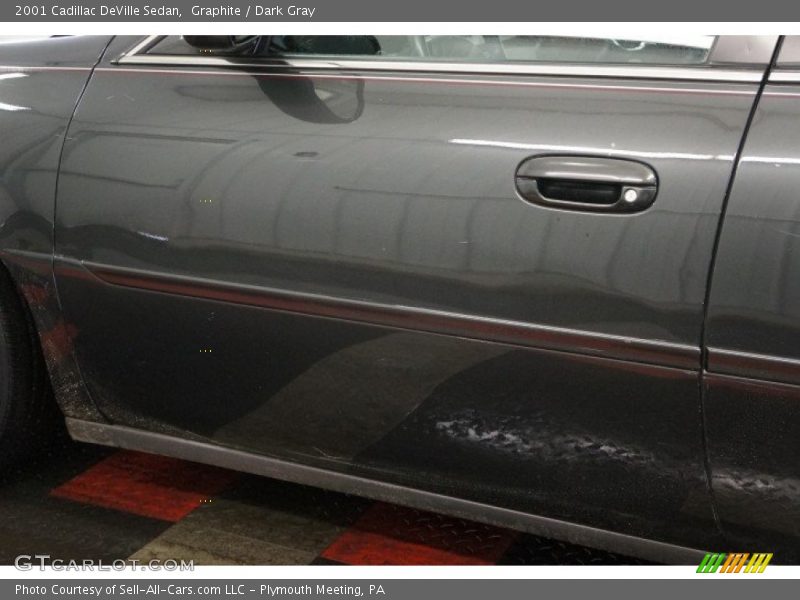 Graphite / Dark Gray 2001 Cadillac DeVille Sedan