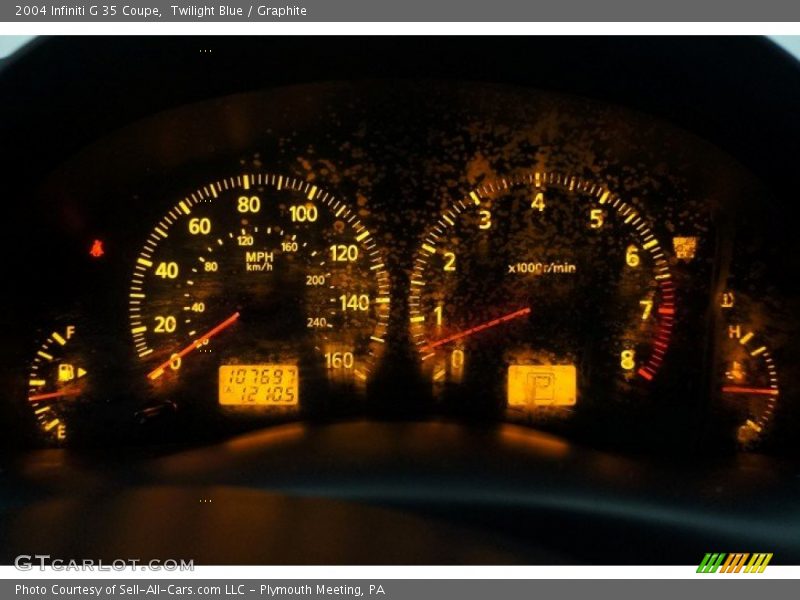 Twilight Blue / Graphite 2004 Infiniti G 35 Coupe