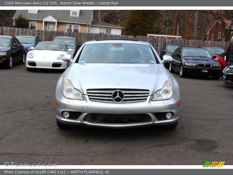 Iridium Silver Metallic / Sunset Red 2006 Mercedes-Benz CLS 500