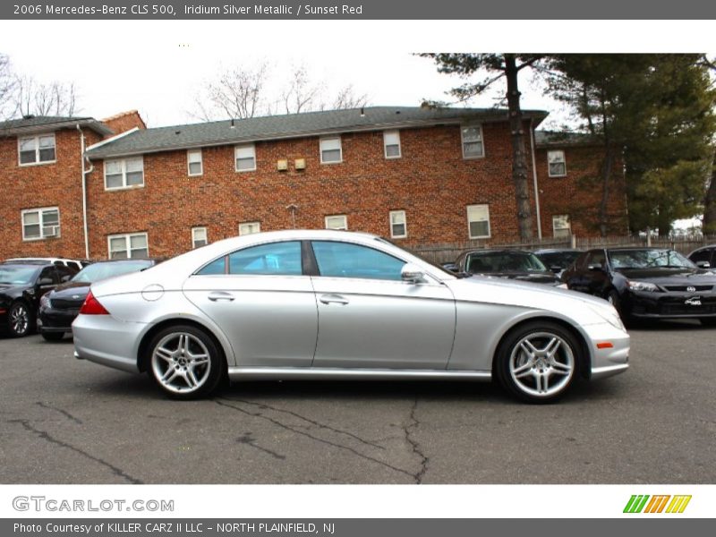 Iridium Silver Metallic / Sunset Red 2006 Mercedes-Benz CLS 500